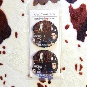 Elvis Presley Western Neoprene Car Coaster Set